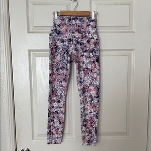 RBX floral workout exercise leggings XS